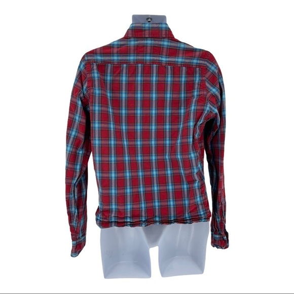 Hollister Mens Checkered Cotton Button Down Shirt Size M - Picture 2 of 7
